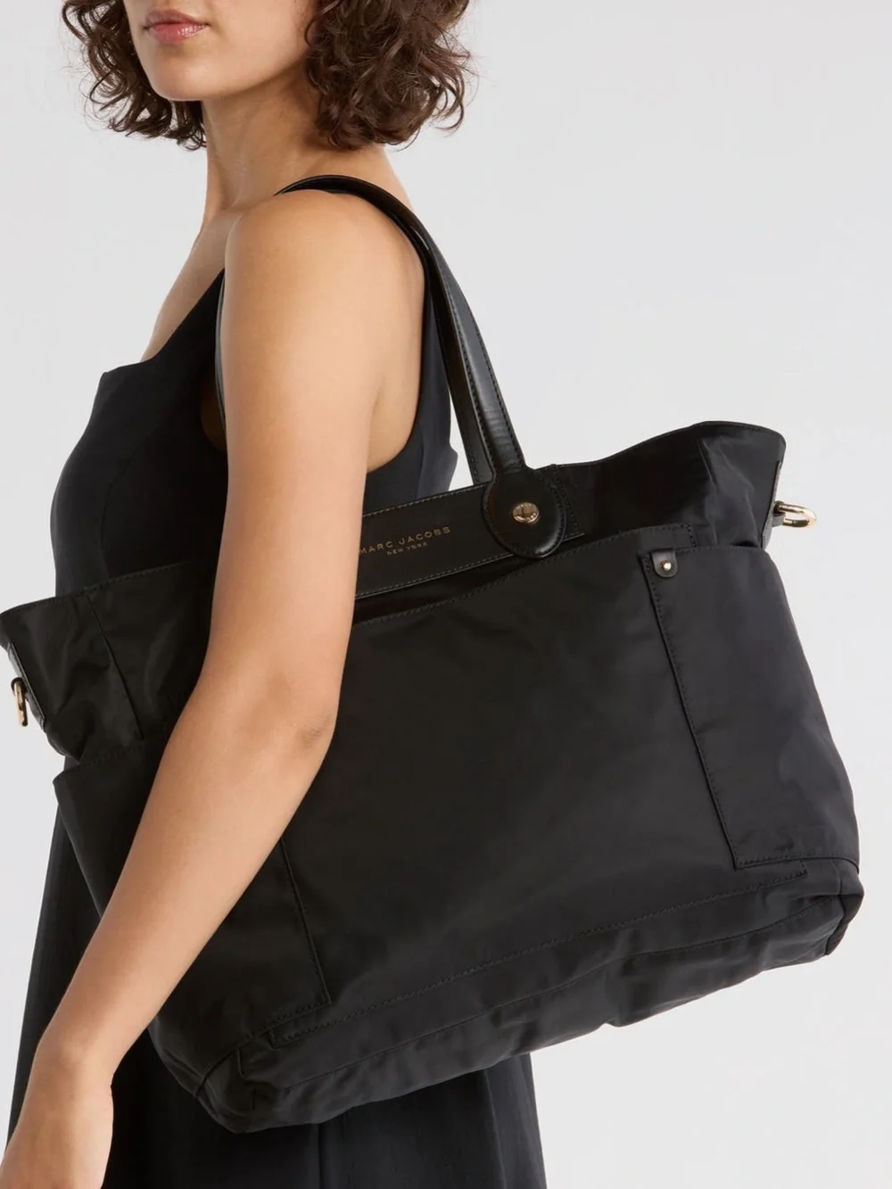 NEW Marc Jacobs Preppy Black Nylon Baby Bag NWT